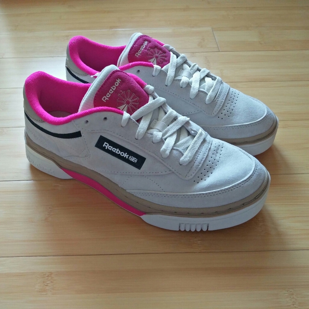 -NEW- Reebok Club C Stacked Sneakers